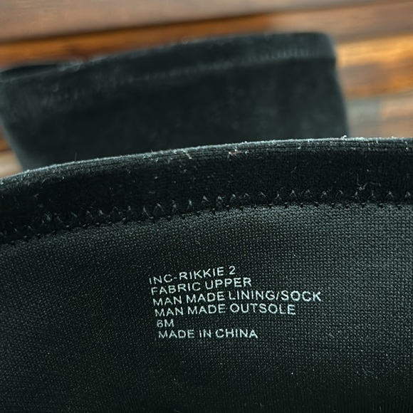 NWT INC International Concepts Rikkie2 Over the Knee Velvet Textured Boots - Picture 4 of 10